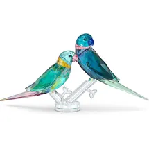 Swarovski Jungle Beats Couple de Perruches Fife et Fifer