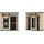 Home Affaire Hängeschrank Sherwood mit Scheunentorbeschlag aus Metall, Höhe 90 cm beige