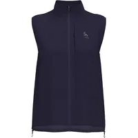 Odlo zeroweight armellose jacke dunkelblau - M