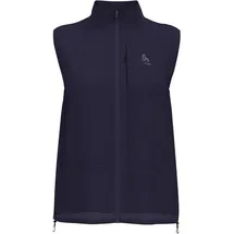 Odlo zeroweight armellose jacke dunkelblau - M
