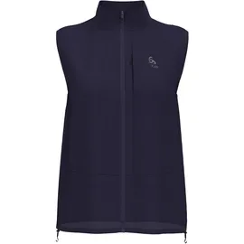 Odlo zeroweight armellose jacke dunkelblau - M