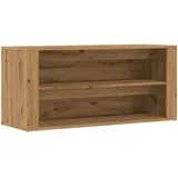 vidaXL Schuhbank Artisan-Eiche 100x35x45 cm Holzwerkstoff