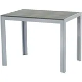 Gardissimo Soul Gartentisch 120 x 70 x 75 cm Silber