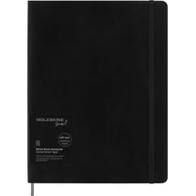 Moleskine Smart Notebook, Extra Large, Ruled, Black, Soft Cover (7.5 x 10)
