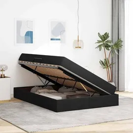 vidaXL Aufbewahrungsbett 140 x 200 cm Schwarz