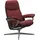 Stressless Relaxsessel STRESSLESS "Consul", rot (cherry paloma), B:78cm H:97cm T:70cm, Leder PALOMA: PALOMA ist ein durchgefärbtes Semianilin-Möbelleder mit natürlicher Narbung., Sessel, Relaxsessel, mit Cross Base, Größe S, M & L, Holzakzent Wenge