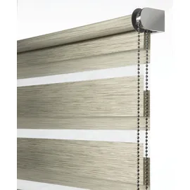 GARDINIA Doppelrollo de luxe 90 x 240 cm braun