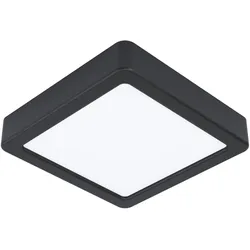 EGLO LED-Deckenleuchte Fueva 5 Alu, Eisen, Stahl & Metall Schwarz 16 x cm