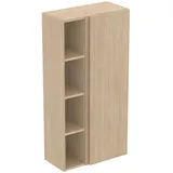 Ideal Standard Finesse Halbhochschrank 60 x 30 x 120 cm Eiche/Glas