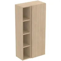 Ideal Standard Finesse Halbhochschrank 60 x 30 x 120 cm Eiche/Glas