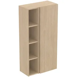 Ideal Standard Finesse Halbhochschrank 60 x 30 x 120 cm Eiche/Glas