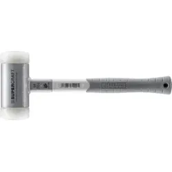 HALDER NORM+TECHNIK Rückschlagfreier Hammer mit 3-Komponentenstiel, Hammerkopf-⌀: 60mm