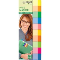 Sigel Haftmarker »Multicolor« HN682 50x150mm f. sort 500 Bl./Pack.