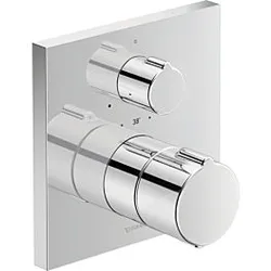 Duravit C.1 Unterputz Brausethermostat  C14200015010, 1 Verbraucher, mit Abstellventil