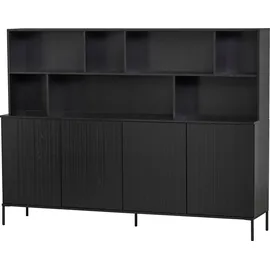 Woood Buffet Gravu 150 x 200 cm Schwarz