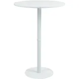 deluke Stehtisch rund 110 x 75 cm Weiß