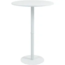 deluke Stehtisch rund 110 x 75 cm Weiß