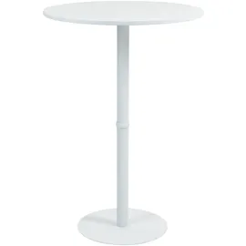deluke Stehtisch rund 110 x 75 cm Weiß