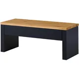 MASSIVMOEBEL24.DE KITZBÜHEL 110 x 42 x 45 cm schwarz lackiert / geölt