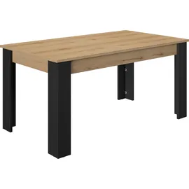 Gami Esstisch "Trust", braun (eiche helvezia), B:160cm H:77cm T:90cm, Tische, Rechteckiger Esstisch Esstisch, mit Auszug 160(200)cm