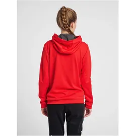 hummel Authentic Poly Zip Hoodie Woman, True Red XS