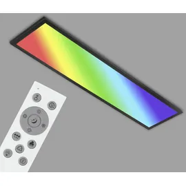 Briloner LED Panel 100 x 25 x 7 cm schwarz