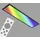 Briloner LED Panel 100 x 25 x 7 cm schwarz