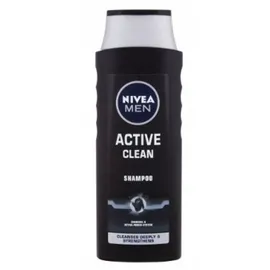 NIVEA Men Active Clean Duschgel (250 ml), pH-hautneutrale Pflegedusche mit maskulinem Duft, Männer Duschgel mit Aktivkohle für Körper, Gesicht und Haar