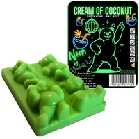 WonderWax Duftwachs WonderWax® Neon Duftriegel 6 x Duftwachs Bären (Cream of Coconut), Duftrichtung: Cream of Coconut