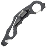 Fox Knives Unisex – Erwachsene MK Rescue Tool Fixed Multitools, Schwarz, 15,5 cm
