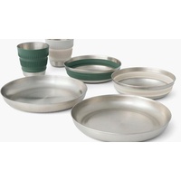 Sea to Summit Detour Stainless Steel Collapsible Dinnerware Set (Größe One Size,