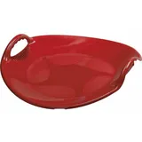 AlpenGaudi Kunststoff Rutscher Alpen Ufo Rot 59x57,5x10 cm Schlitten