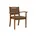 einrichtungsdesign24 Seniorenstuhl Alexander Polyester braun
