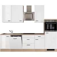 Flex-Well Küche »Florenz«, Breite 280 cm, mit und ohne E-Geräten lieferbar, weiß