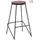 Nordlys Barhocker 4er-Set 40 x 71 cm Braun