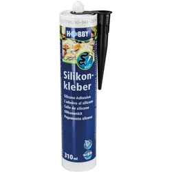 HOBBY Silikonkleber schwarz Aquarienpflege 310 Milliliter