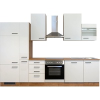 Flex-Well Küche »Vintea«, Breite 310 cm, mit und ohne E-Geräte lieferbar, weiß