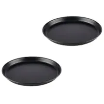 APS Pizzaform rund Ø 28/26,3 x 2,5 cm - Pizzablech aus Blaublech, zum professionellen Pizzabacken