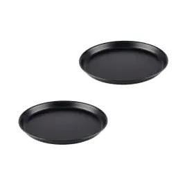 APS Pizzaform rund Ø 28/26,3 x 2,5 cm - Pizzablech aus Blaublech, zum professionellen Pizzabacken
