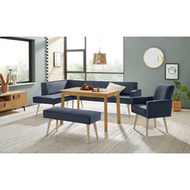 exxpo - sofa fashion Lungo 158 x 84 x 239 cm Webstoff langer Schenkel rechts denim