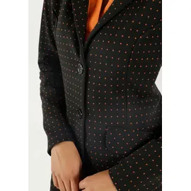 Aniston SELECTED Kurzblazer gemustert Orange/Schwarz 38