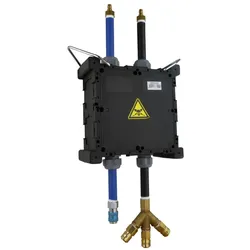 Hängeverteiler mit Druckluft Pendel und wasserhydraulischem Anschluss Stromverteiler Minibox 215x215x120 TpE 5499