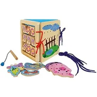 Legler small foot 8550 - Motorik Dreifach Spaß (Angeln/Fädeln/Drehen)