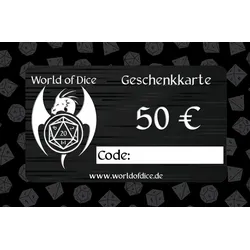 digitaler Geschenkgutschein - €50.00
