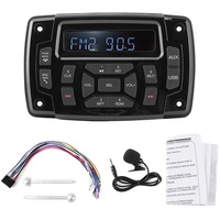 Boot Wasserdicht MP3 Player MP3 Player für Boote 12V MP3 Player Bluetooth FM AM Stereoempfänger IP66 Wasserdichtes Zubehör für Marineboote