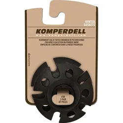 Komperdell Eisflankenteller Winter Extragroß black (925)