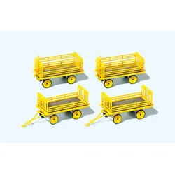 Anhänger für Elektrokarre Deutsche Post Epoche III Bausatz Modell von Preiser 1:...