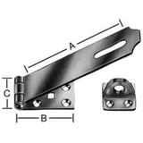 ede - vormann VORMANN Sicherheits-Überfalle L 100mm, B 35mm mit angebundener Ösenplatte