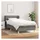 vidaXL Boxspringbett 100 x 200 cm Dunkelgrau