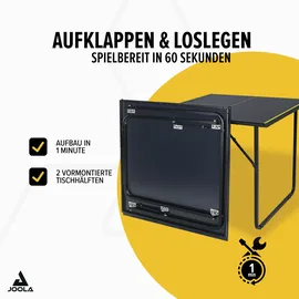 Joola Midsize (inkl. Netzgarnitur) mit gratis Joola Tischtennisplatte Dark-Grey,
